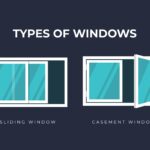 Comparison of aluminium sliding and casement windows in a modern home